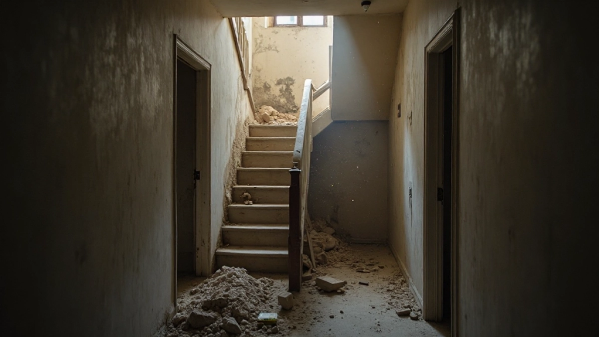 Remont w mieszkaniu i kurz na klatce